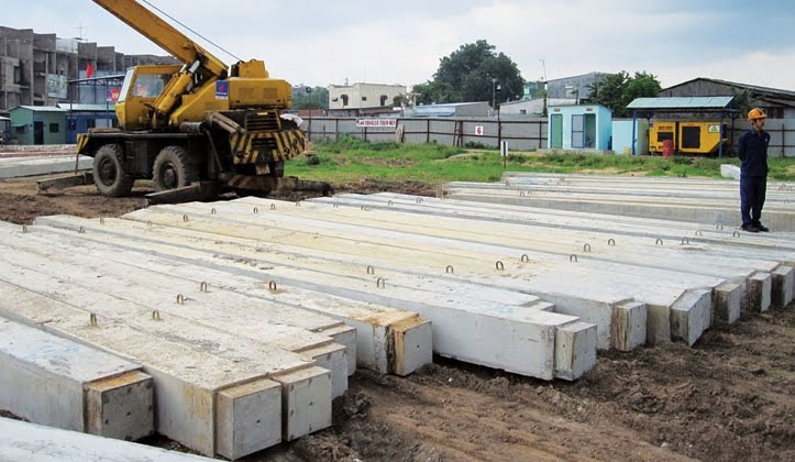 Tại sao nên sử dụng cọc bê tông trong thi công nền móng 