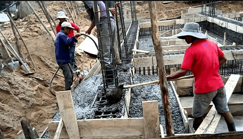 hình ảnh thực tế thi công móng nhà