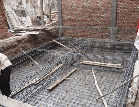 hình ảnh thi công thực tế móng nhà