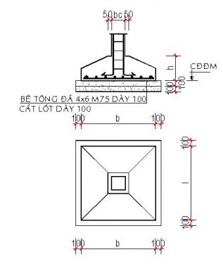 thiết kế nền móng