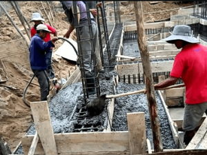hình ảnh thực tế thi công móng nhà